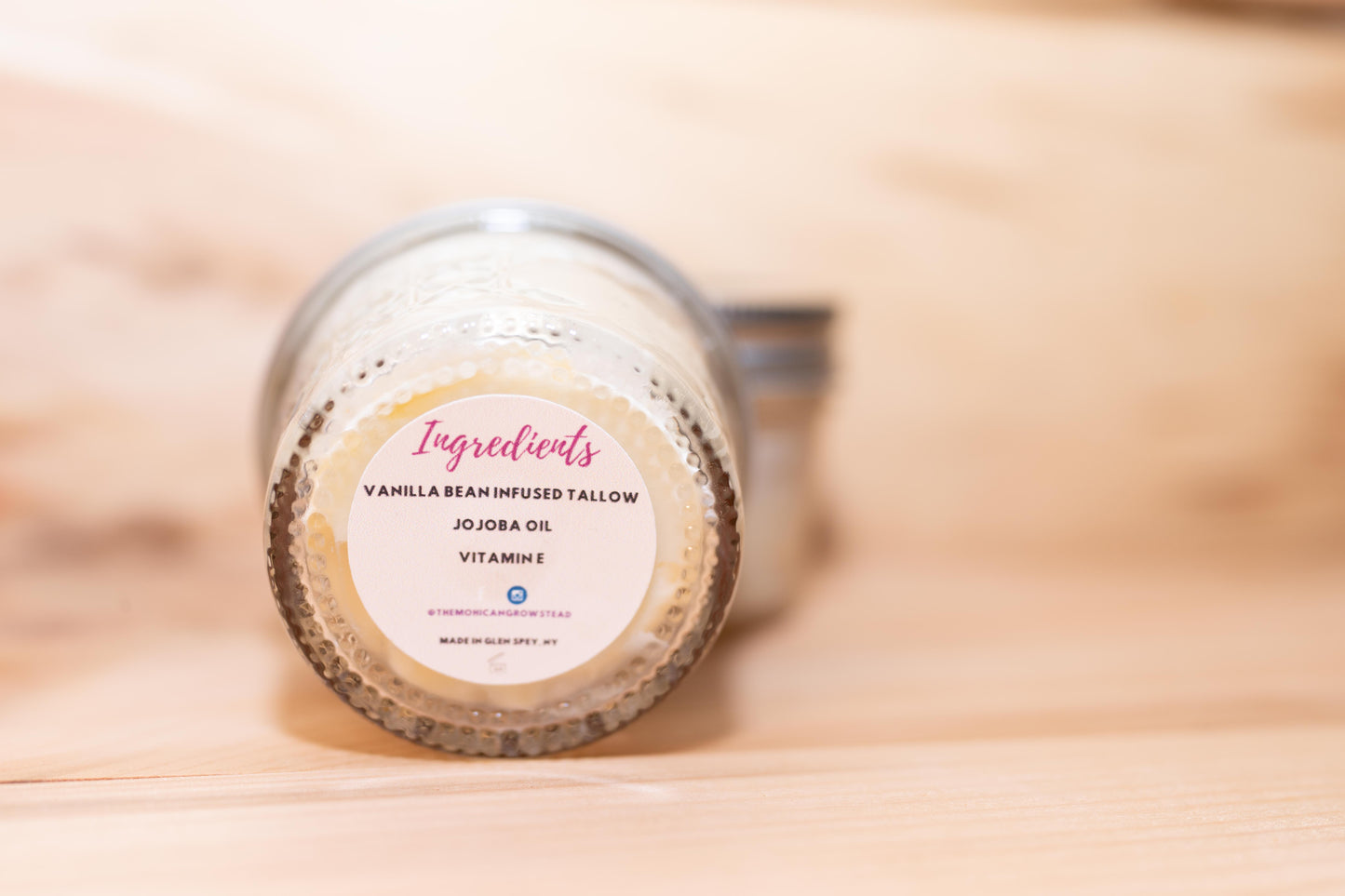 Vanilla Bean Infused Tallow